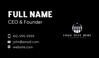 Moon Piano Keyboard Business Card Design