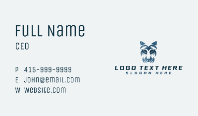 Wolf Hound Gaming Business Card Image Preview