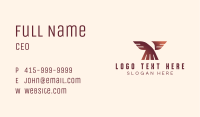 Eagle Wing Letter T Business Card Image Preview