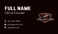 Mechanical Garage Detailing Business Card Preview