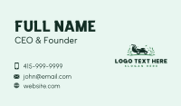 Grass Cutting Mowing Business Card Design