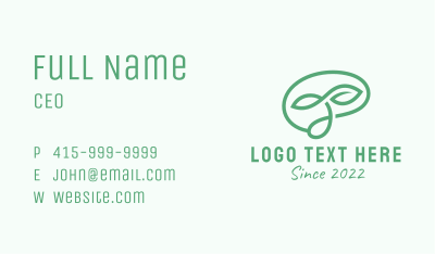 Seedling Herb Gardening  Business Card Image Preview