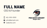Focus Eye Precision Business Card Image Preview