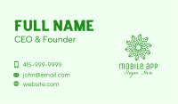 Florist Green Flower Business Card Image Preview