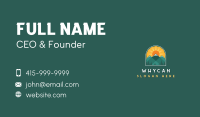 Sun Mountain Nature Business Card Image Preview
