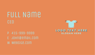 Price Tag Shirt Business Card Image Preview
