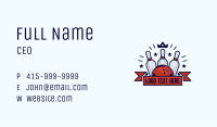 Crown Bowling Alley Championship Business Card Image Preview