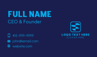 Letter F Tech Startup Business Card Preview