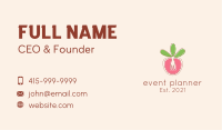 Vegetable Fork Restaurant  Business Card Image Preview