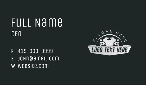 Car Detailing Automobile Business Card Design Image Preview