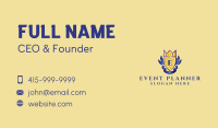 Regal Shield Crest Business Card Image Preview