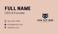 Child Optical Owl Business Card Preview