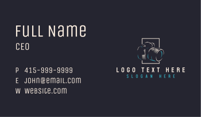 Studio Lens Camera Business Card Image Preview