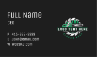 Chainsaw Logging Woodwork Business Card Image Preview