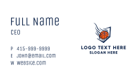 Basketball Comet Smash Business Card Image Preview