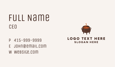 Restaurant Sauce Pot Business Card Image Preview