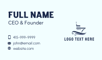 Cruise Ship Boat Transport  Business Card Image Preview