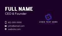 Digital Cyber Network Business Card Preview