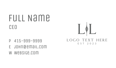 Corporate Venture Capital Letter Business Card Image Preview