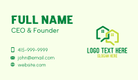 House Chat Application Business Card Image Preview