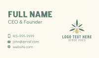 Cannabis Oil Drop  Business Card Image Preview