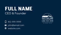 Tank Truck Transport Vehicle Business Card Design