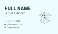 Surfer Shark Apparel Business Card Design