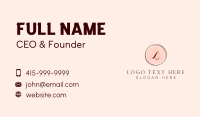 Stylist Apparel Lettermark Business Card Image Preview