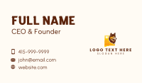 New Mexico Wild Wolf Business Card Design