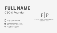 Classy Apparel Letter  Business Card Image Preview