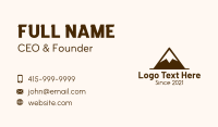 Brown Mountain Summit Business Card Image Preview