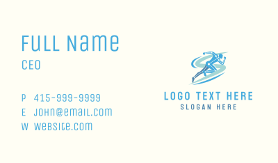 Human Physical Fitness Business Card Image Preview