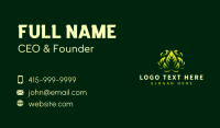 Eco Leaf Botanical Business Card Design