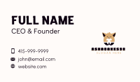 Fox Tooth Orthodontist Business Card Image Preview