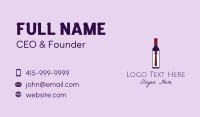 Wine Bottle Tie  Business Card Preview