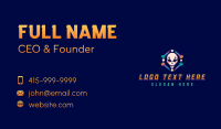 Arcade Game Skull Business Card Image Preview