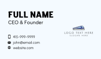 Bullet Train Transportation Business Card Design