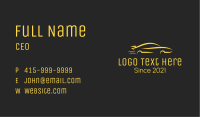 Fast Racing Vehicle  Business Card Image Preview