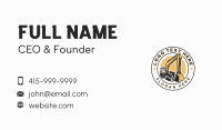 Excavator Construction Builder Business Card Design