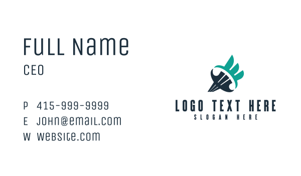 Corporate Ring Wing Business Card Design Image Preview