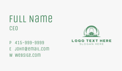 Gardening Care Mower Business Card Image Preview