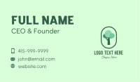 Tree Planting Organic Business Card Image Preview