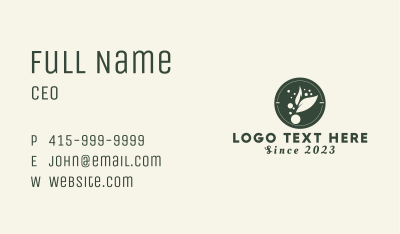 Natural Healthy Kombucha Business Card Image Preview