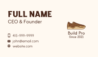 Brown Shoe Business Card Image Preview
