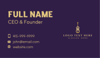 Luxury Music Violin Business Card Image Preview