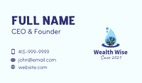 Coral Reef Droplet  Business Card Image Preview