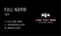 Glitch Gaming Bat Business Card Image Preview