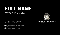 Cool Gangster Bulldog  Business Card Design