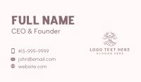 Woman Tree Environmental Business Card Image Preview