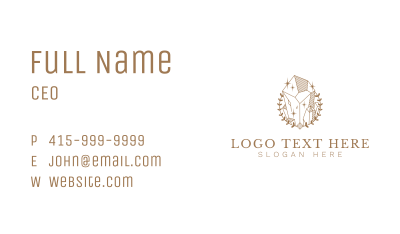 Elegant Diamond Jewelry Business Card Image Preview
